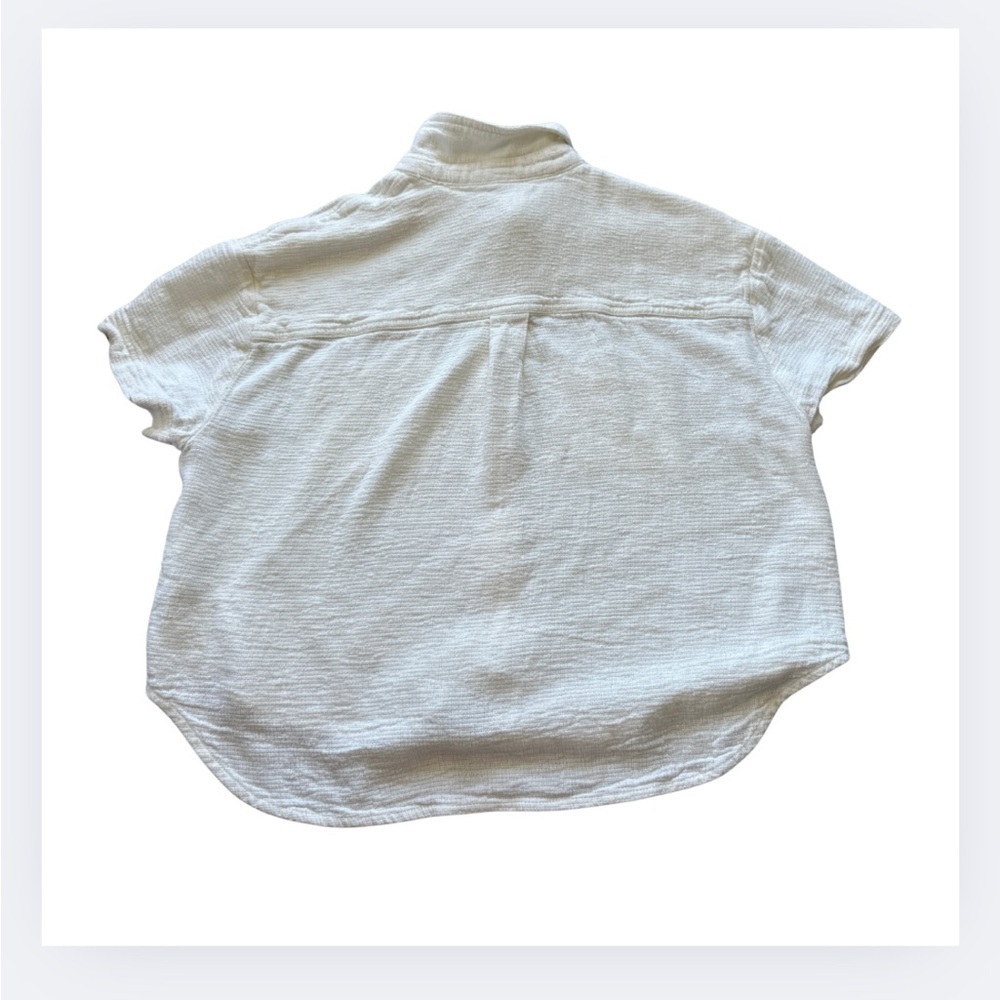 Madewell Breezewoven Cropped Beachside Top – Size M - Picture 3 of 5